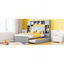 Lit double en bois avec armoire tout-en-un, tablette et prises, lit gigogne simple, gris-1432320321