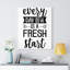 Every Day Is A Fresh Start - Wrapped Canvas Print