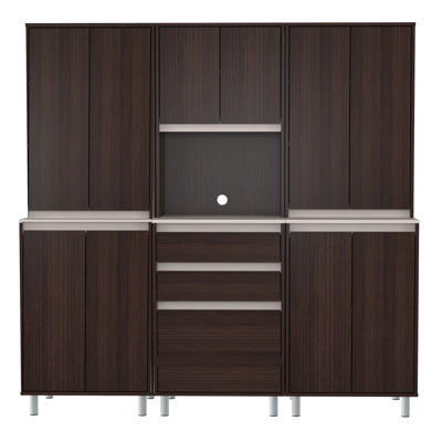 Inval Ambrossia Break Room Cabinet Set with 3 Drawers