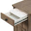 Table d'appoint Classic Vintage Livingroom avec ports USB et un tiroir multifonctionnel avec porte-gobelets-77150403