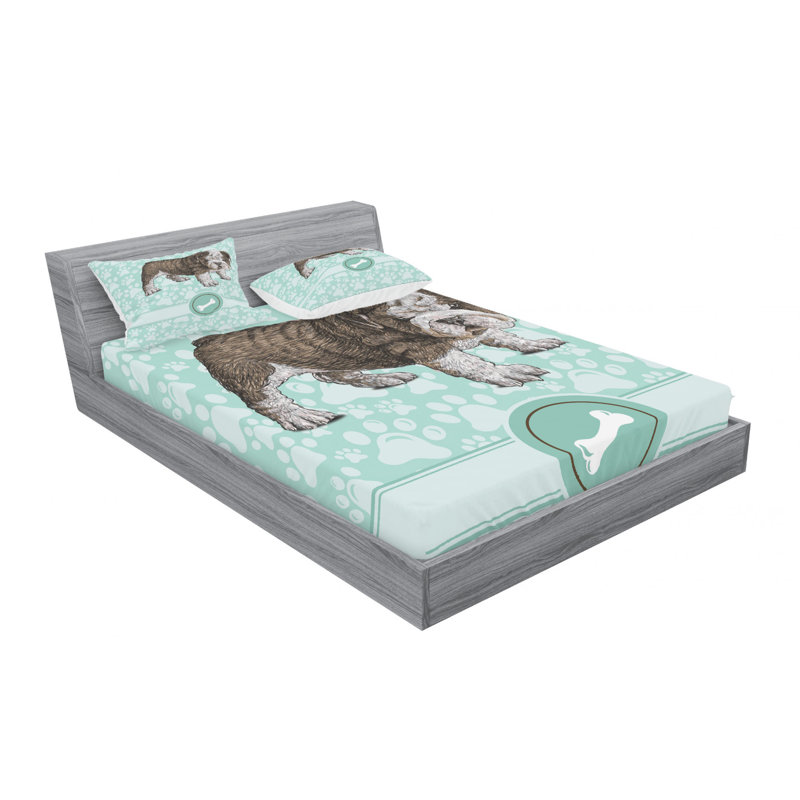 Microfiber Sheet Set, Queen Sheet Set + Fitted Sheet + 2 Pillowcases