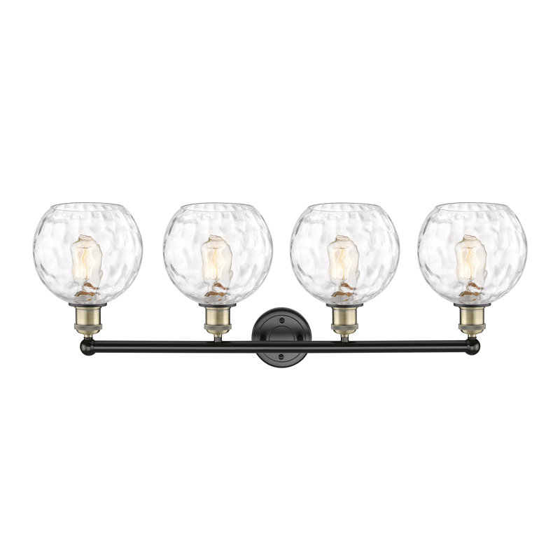 Ambrosane 4 - Light Dimmable Vanity Light, Black Antique Brass