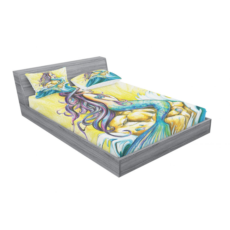 Microfiber Sheet Set, Full Sheet Set with Fitted Sheet
