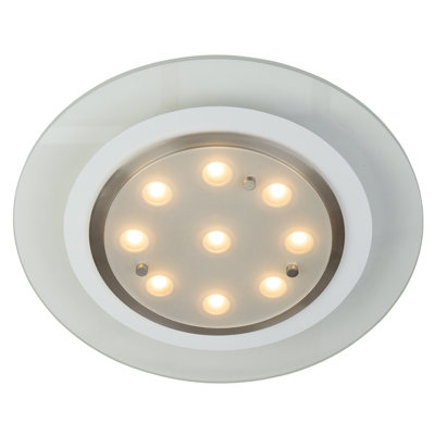 Flying Point Glass LED Flush Mount