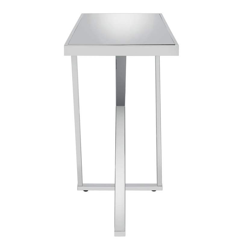 Ashaz 47.25'' Glass Top Console Table