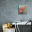  «Poppies 1 Big» par Bebe Keith, art mural sur toile, 12 po x 12 po