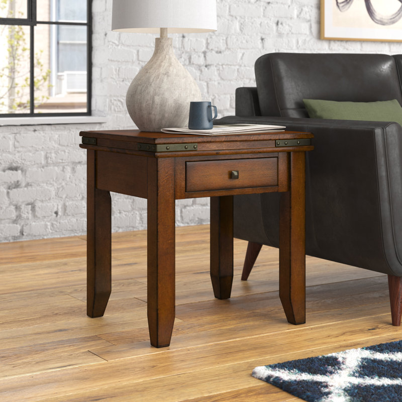 Table de bout avec rangement Darcie