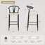 Tabouret de bar 26 po avec structure en métal -129194355