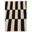 Tapis noir et blanc Noor