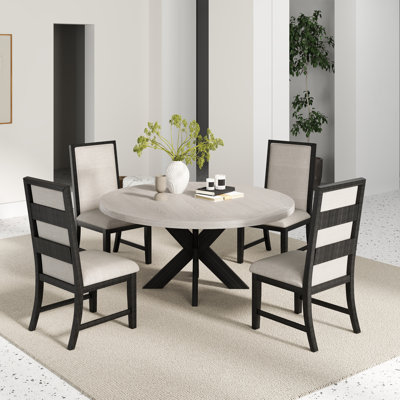 Malahn 4 - Person Pedestal Dining Set