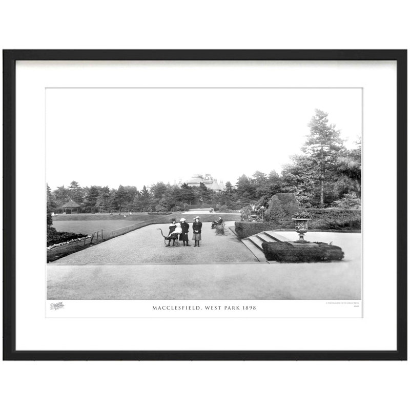 Macclesfield, West Park 1898 - Single Picture Frame Print, 45cm H x 60cm W x 2.3cm D
