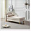 Chaise longue moderne avec revêtement en velours-93932693