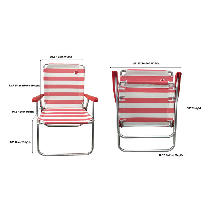 Folding Camping Chair, Red