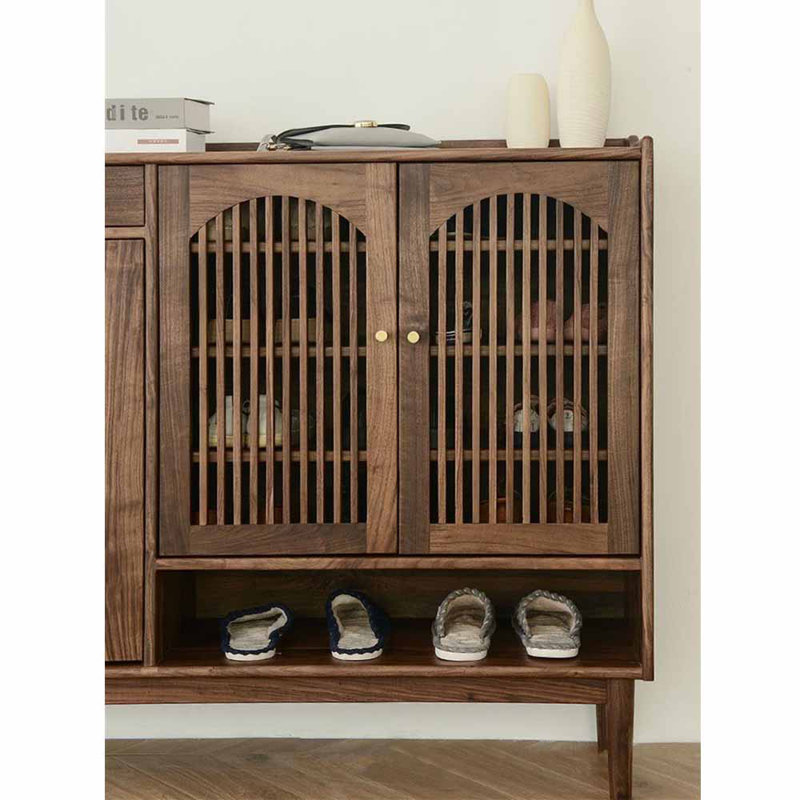 European-style light luxury shoe storage cabinet