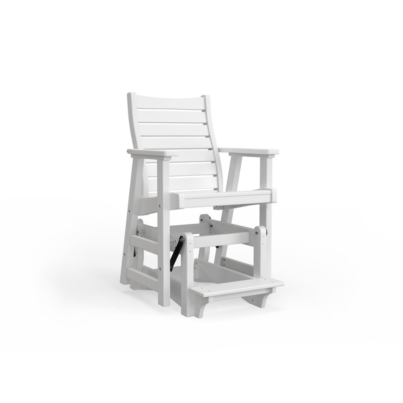 Berlin Gardens Bristol Single Counter Glider, White