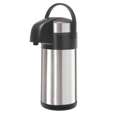 China 2021 Stainless Steel Lined Thermos Air Pump Pot For Coffee