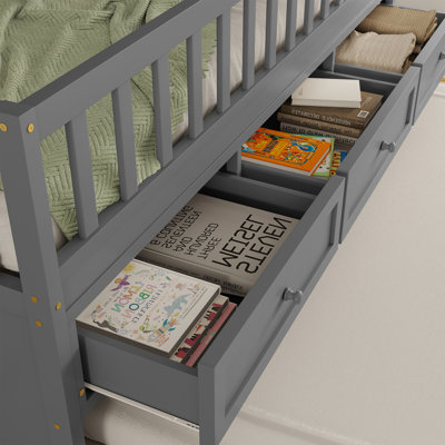 Twin Loft Bed , Trundle Bed Included