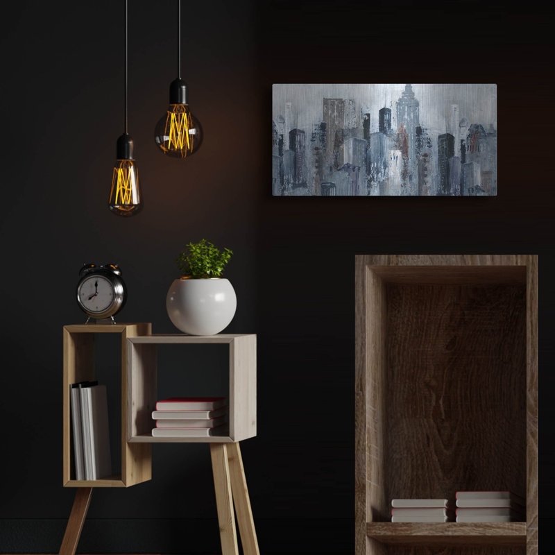 «City Mood» par Carol Robinson, H 12 po x l 24 po