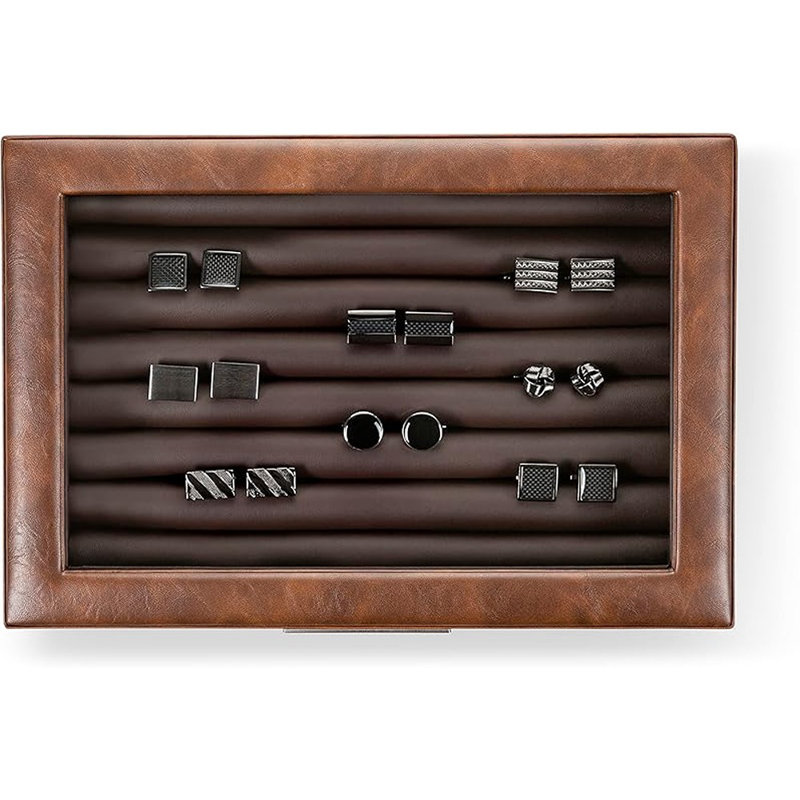 Box - Holds 70 Cufflinks - Luxury Display Jewel...