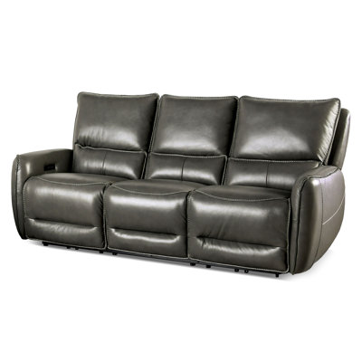 Canapé inclinable en cuir Chelo
