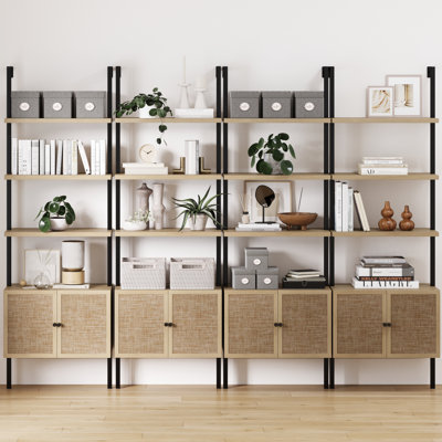 Jahiem Ladder Storage Bookcase