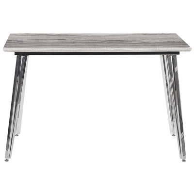 Casia Rectangular Dining Table with Iron Base