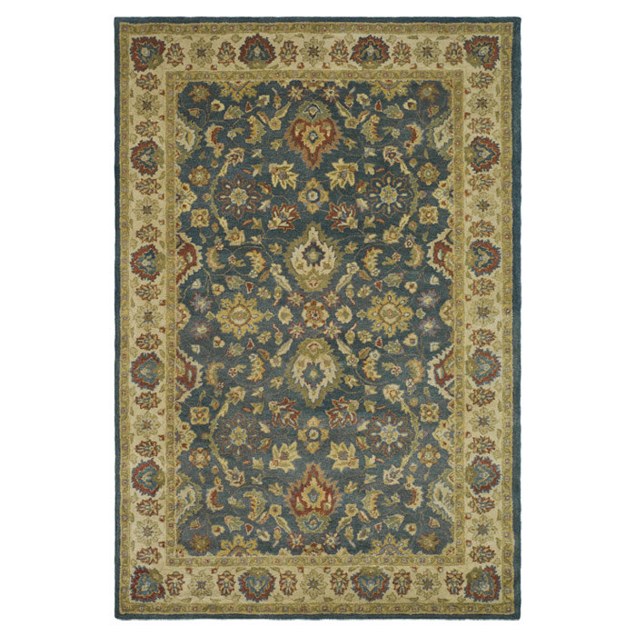 Tingley Hand Tufted Wool Oriental Rug, Oval 4'6" x 6'6"