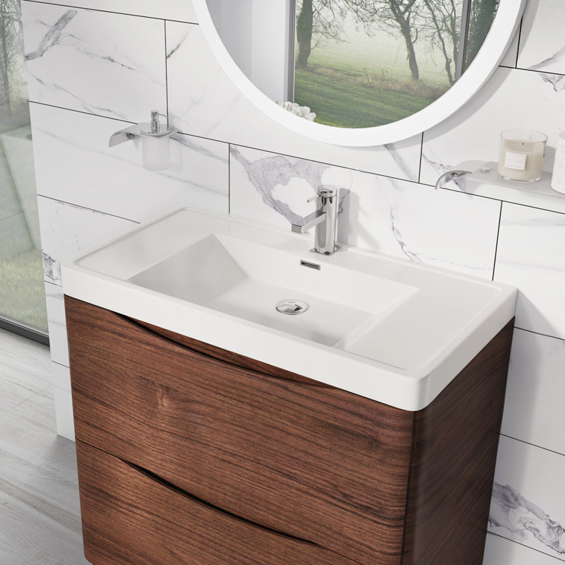 Stanhope 900 mm Freestanding Single Vanity with Integrated Basin