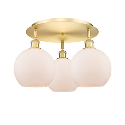 Plafonnier encastré 20 po 3 lumières Ellington