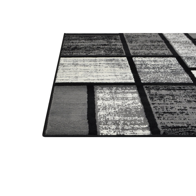 Ziya Geometric Indoor Rug, Rectangle 5'2" x 7'