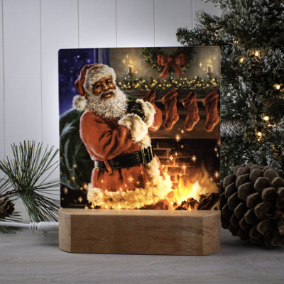 Twas the Night Before Christmas-African American Night Light