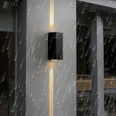 Applique murale imperméable à l'eau pour l'extérieur