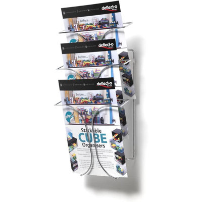 Deflecto Europe 24.5cm H Pamplet Rack