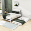 Lit plateforme en bois avec couchette réglable Karidee-1267750681