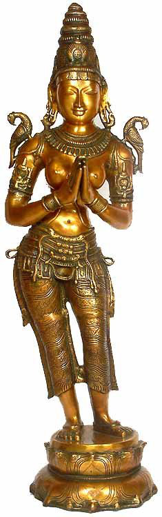 Décoration d'intérieur 45 "Dwara-Devi, Or