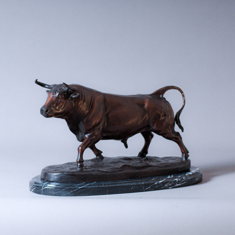 Sculpture de bison