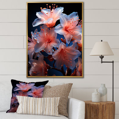 " Transparent Rhododendron Flowers Beauty I "