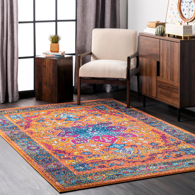 Oriental Area Rug, Rectangle 121.92 x 182.88cm