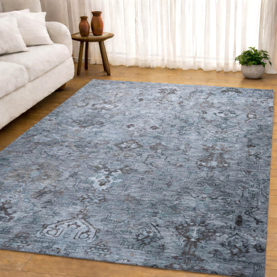 Premium Machine Washable Mayfield Global Rug