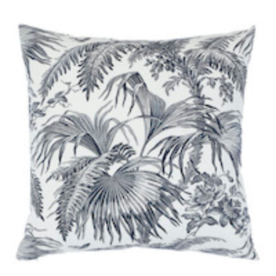 Schumacher x Jill Lasersohn Toile Tropique Pillow