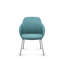 Fauteuil rembourré Lilly avec pieds en métal de 9 à 5 places Lilly-929637772-929637769