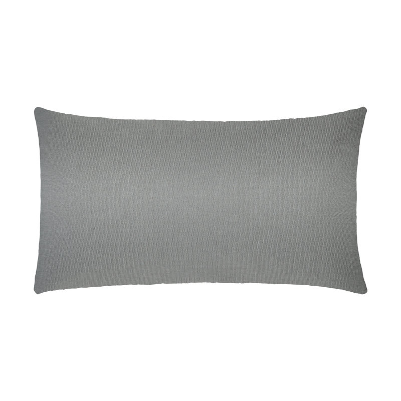 Housse de coussin rectangulaire S&G Slubb, Argent argent