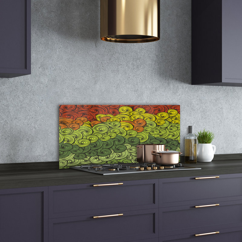 Bathsheb 50cm W x 100cm L Glass Peel and Stick Panel