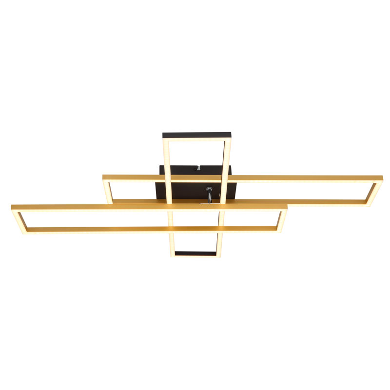 Chasitie Aluminium LED Flush Mount, Gold
