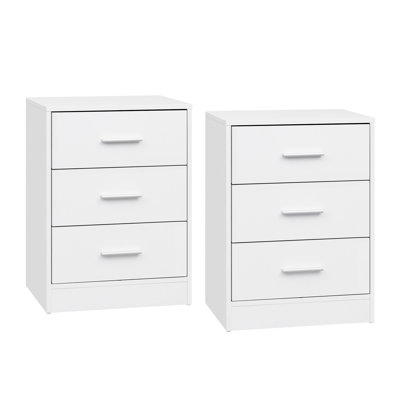 39cm W Manufactured Wood Bedside Table
