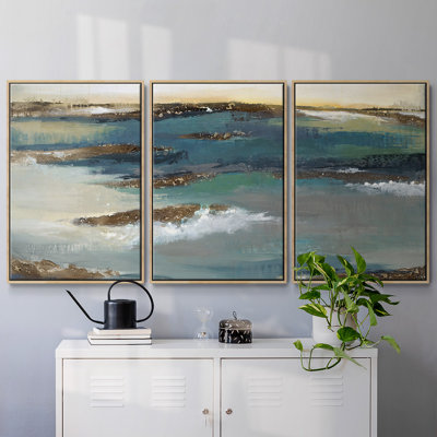 Coastal Bluff - Toile encadrée multi-pièces