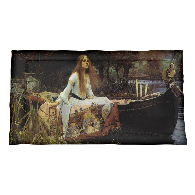 Taie décorative en polyester John William Waterhouse, Grand, Microfibre