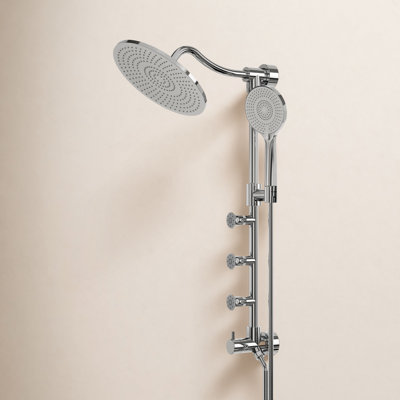 10" Rainfall Shower System with Body Jets