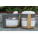 3 Pc. Modern Wicker Swivel Seating Group With Matching Accent Table