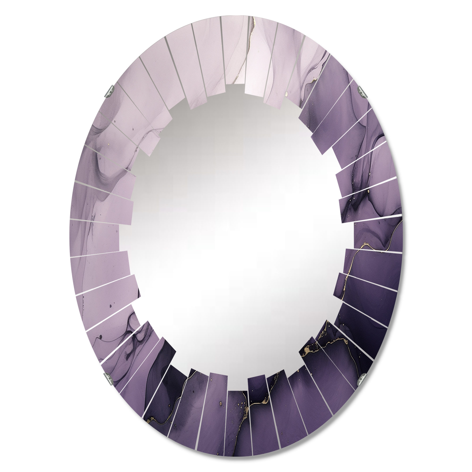 East Urban Home Huguenot Oval Wall Mirror Wayfair